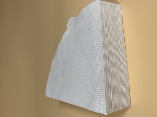 100pcs Virgin Wood Pulp Coffee Bag Filter Paper V01 Shape 105 X 140 Mm