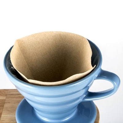 100pcs Cone Shape Drip Coffee Filter Paper For 1 - 2 / 2 - 4 Cups