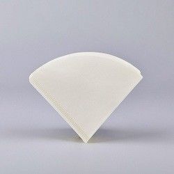 I filtri da caffè eliminabili V60 da caffè del cono di carta naturale del filtro per versano sopra il dispositivo di gocciolamento
