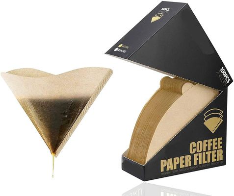 V60 Filtri monouso a cono per il caffè ️ Pad di carta ecologici per 3-4 tazze