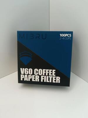 Filtro per caffè a forma di V Filtri di carta a cono 100 pacchetti per la preparazione manuale